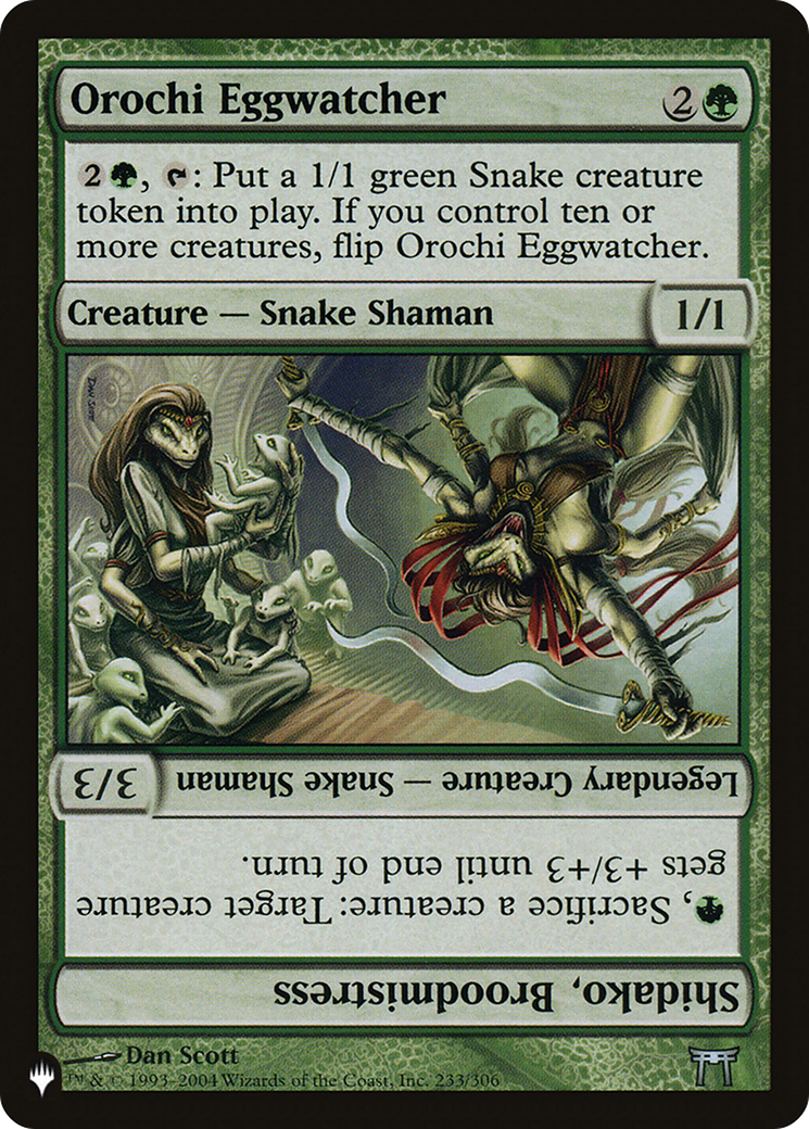 Orochi Eggwatcher // Shidako, Broodmistress [The List] | Enigma On Main