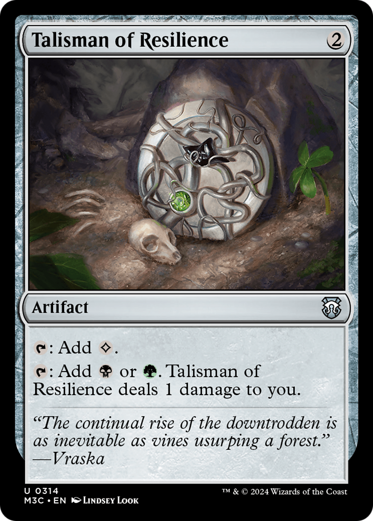 Talisman of Resilience (Ripple Foil) [Modern Horizons 3 Commander] | Enigma On Main