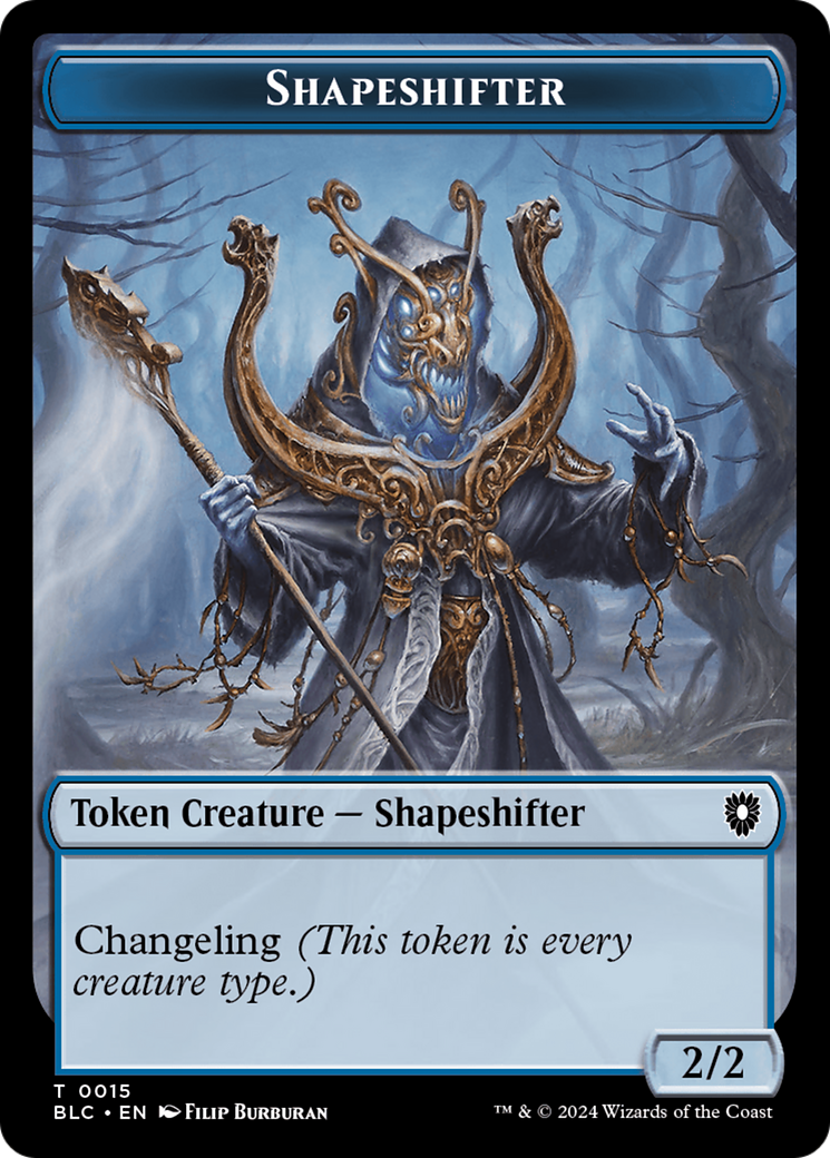 Pest // Shapeshifter Double-Sided Token [Bloomburrow Commander Tokens] | Enigma On Main