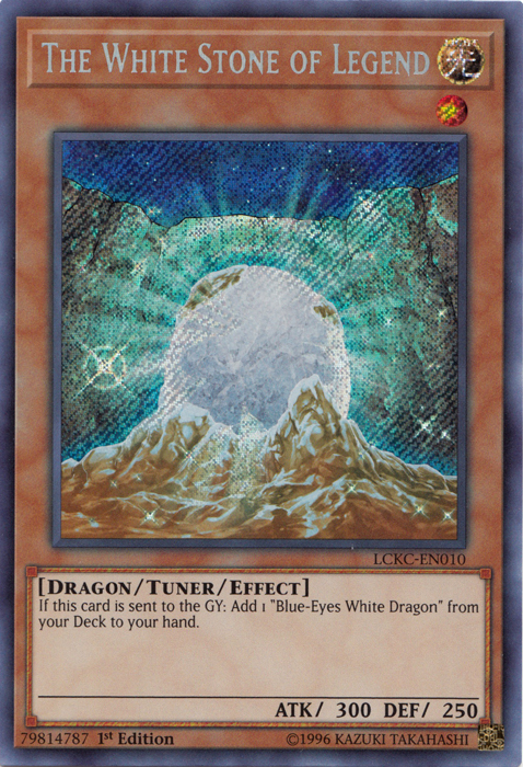 The White Stone of Legend [LCKC-EN010] Secret Rare | Enigma On Main