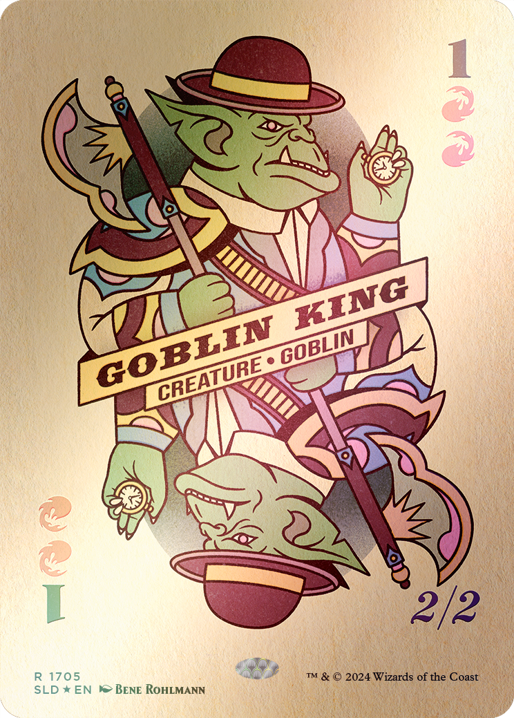 Goblin King (1705) (Rainbow Foil) [Secret Lair Drop Series] | Enigma On Main