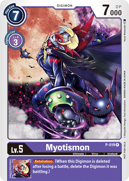 Myotismon [P-019] [Promotional Cards] | Enigma On Main