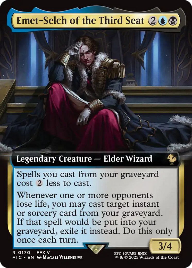 Emet-Selch of the Third Seat (Extended Art) [FINAL FANTASY Commander] | Enigma On Main