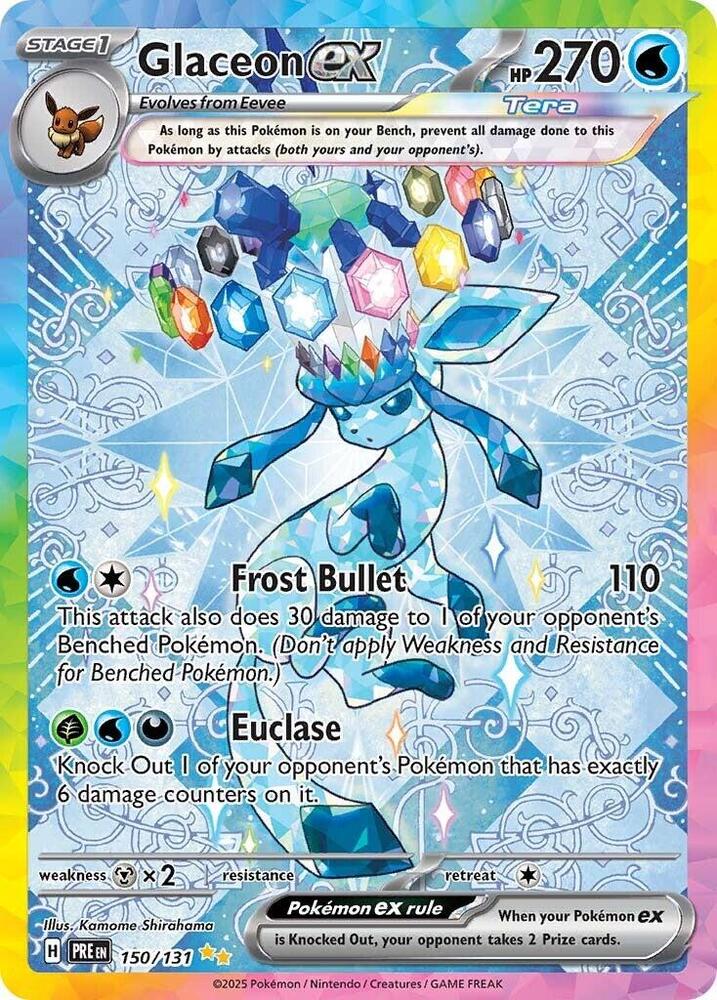 Glaceon ex (150/131) [Scarlet & Violet: Prismatic Evolutions] | Enigma On Main