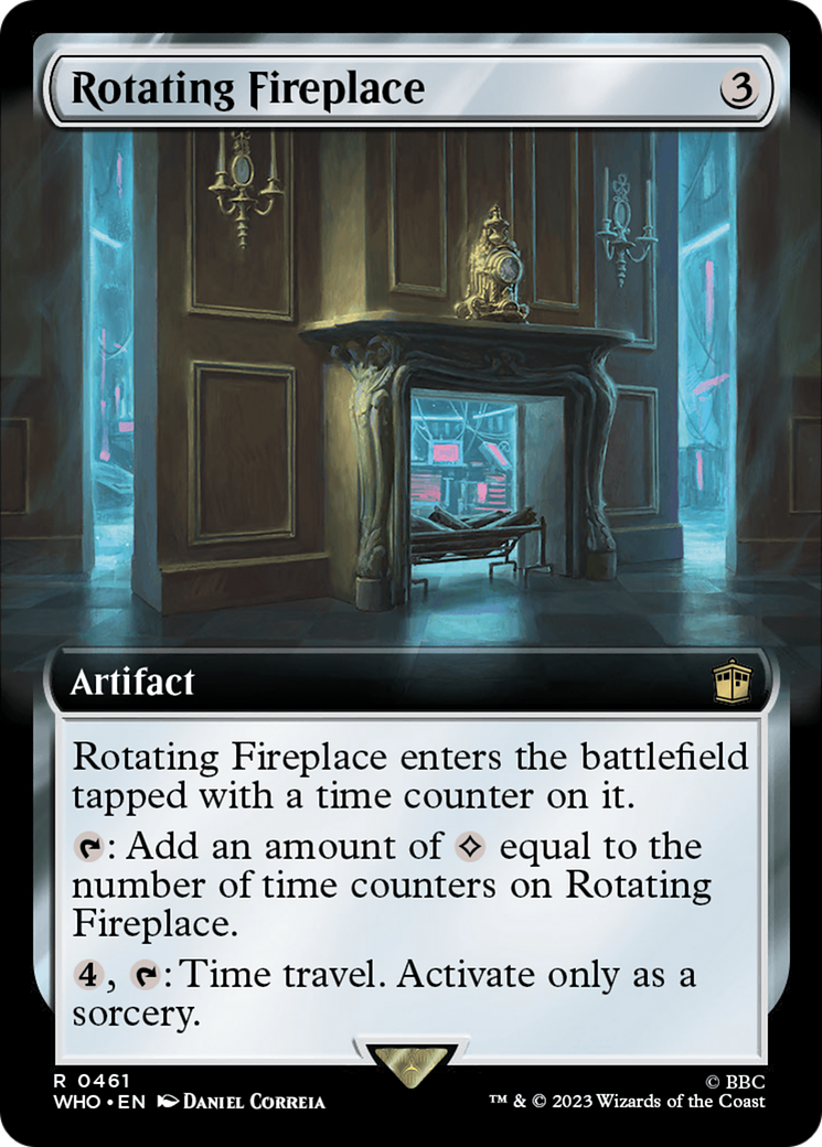 Rotating Fireplace (Extended Art) [Doctor Who] | Enigma On Main