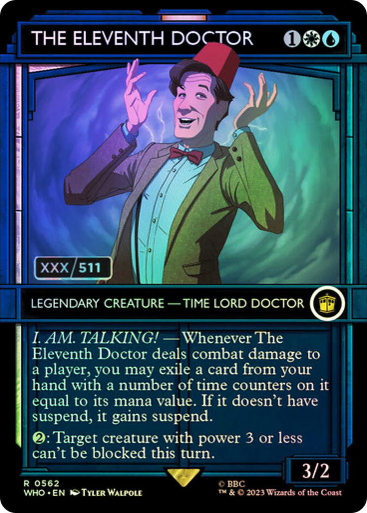 The Eleventh Doctor (Serial Numbered) [Doctor Who] | Enigma On Main