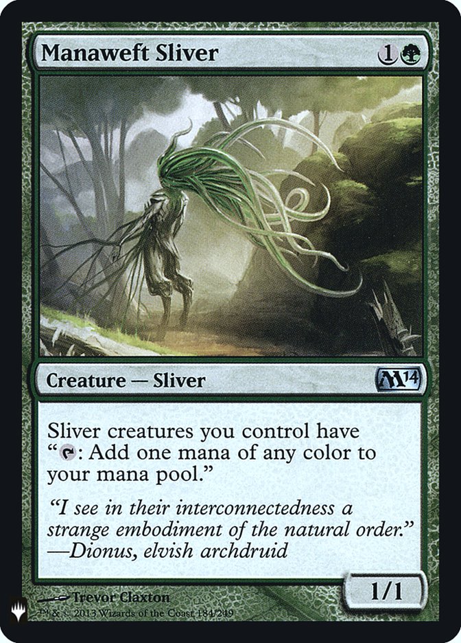 Manaweft Sliver [Mystery Booster] | Enigma On Main