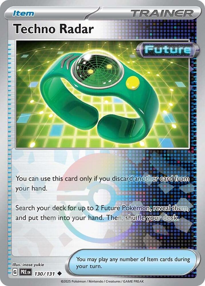 Techno Radar (130/131) (Poke Ball Pattern) [Scarlet & Violet: Prismatic Evolutions] | Enigma On Main