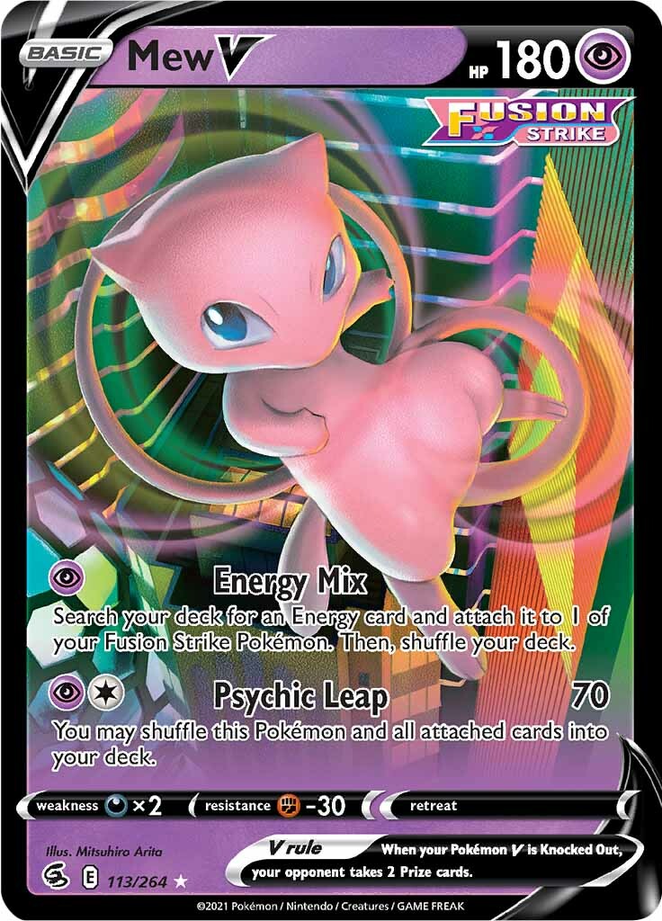 Mew V (113/264) [Sword & Shield: Fusion Strike] | Enigma On Main