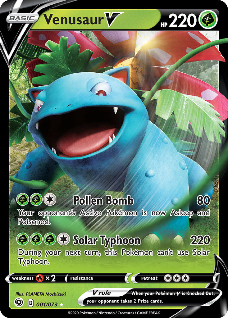 Venusaur V (001/073) [Sword & Shield: Champion's Path] | Enigma On Main