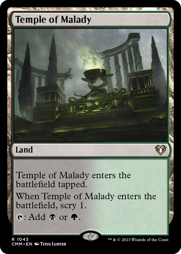 Temple of Malady [Commander Masters] | Enigma On Main