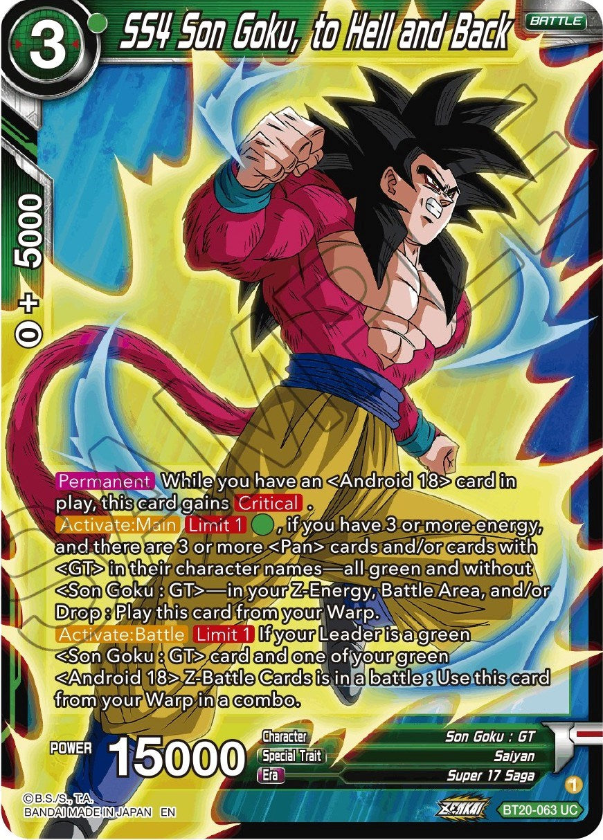 SS4 Son Goku, to Hell and Back (BT20-063) [Power Absorbed] | Enigma On Main