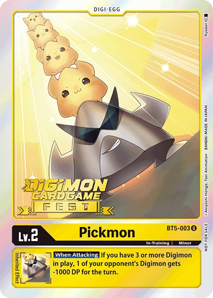 Pickmon [BT5-003] (Digimon Card Game Fest 2022) [Battle of Omni Promos] | Enigma On Main