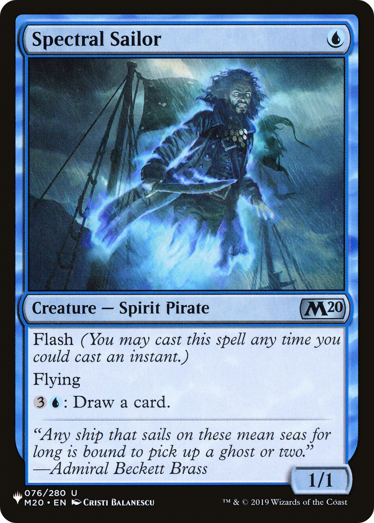 Spectral Sailor [The List Reprints] | Enigma On Main