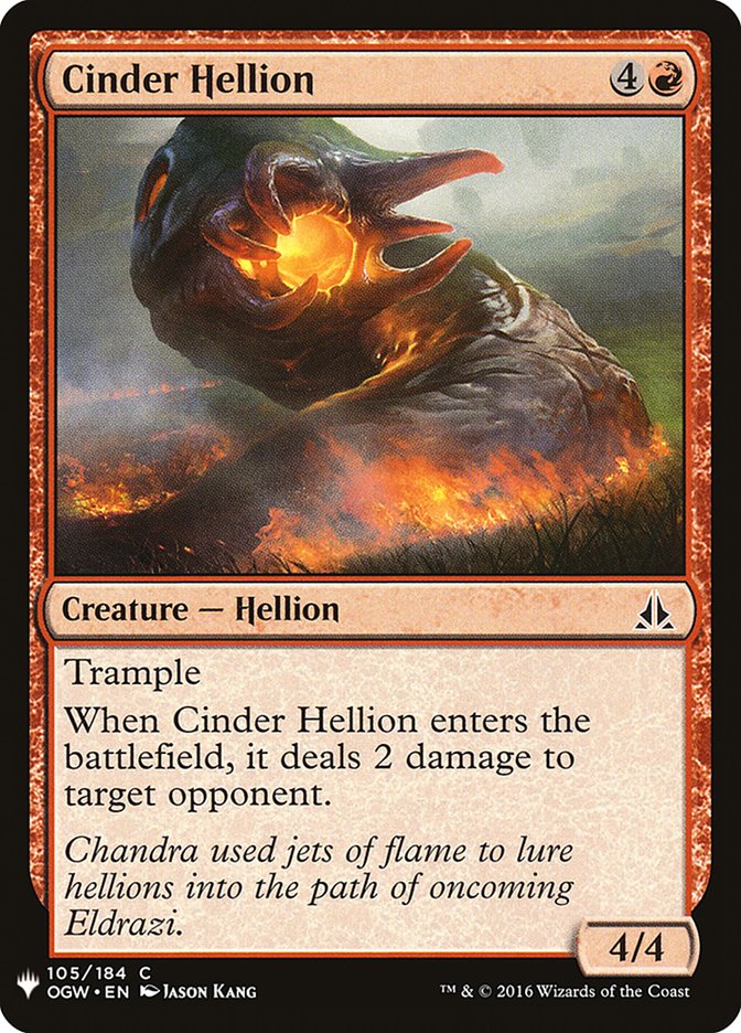 Cinder Hellion [Mystery Booster] | Enigma On Main