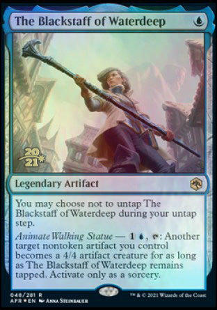 The Blackstaff of Waterdeep [Dungeons & Dragons: Adventures in the Forgotten Realms Prerelease Promos] | Enigma On Main