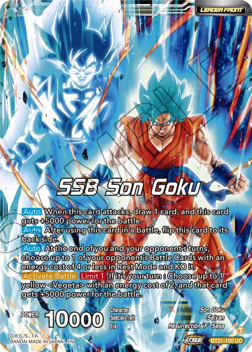 SSB Son Goku // SSB Vegeta, God-Level Power (BT21-100) [Wild Resurgence] | Enigma On Main