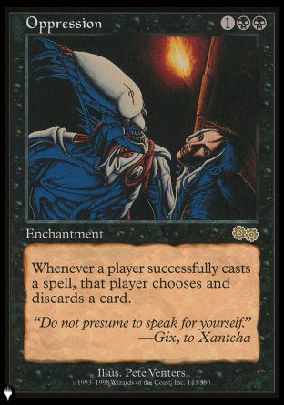 Oppression [The List] | Enigma On Main