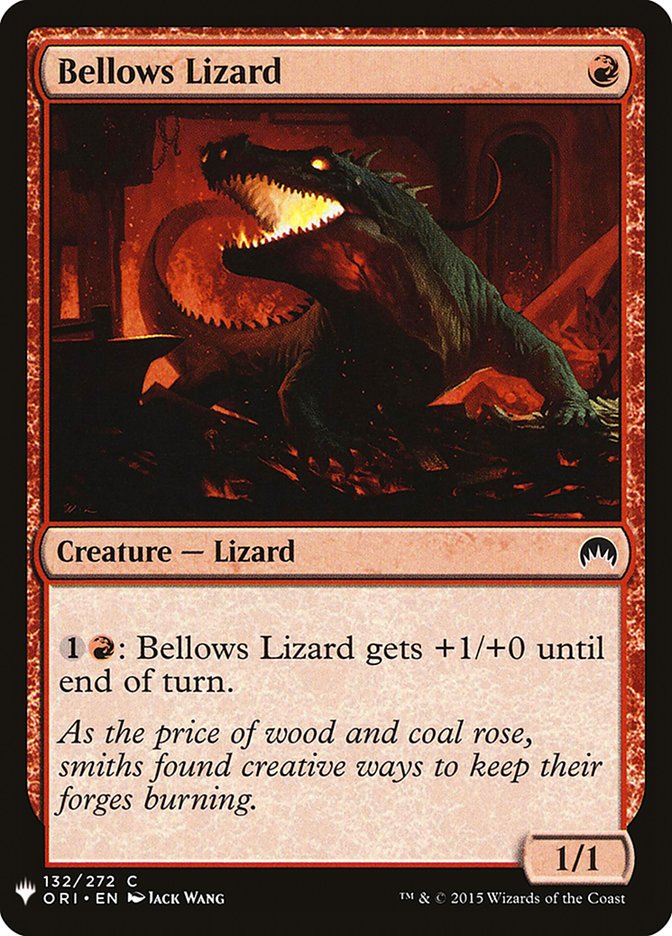 Bellows Lizard [Mystery Booster] | Enigma On Main