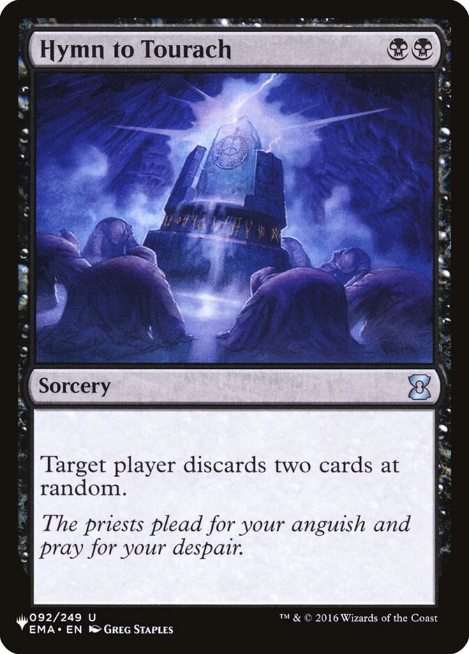 Hymn to Tourach [The List] | Enigma On Main