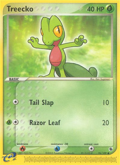 Treecko (76/109) [EX: Ruby & Sapphire] | Enigma On Main