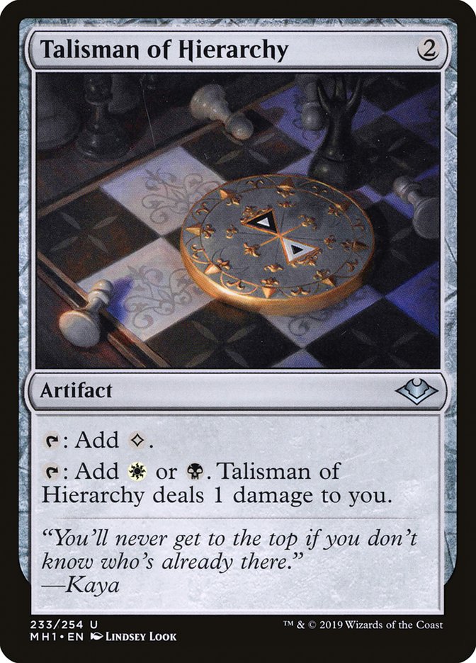 Talisman of Hierarchy [Modern Horizons] | Enigma On Main