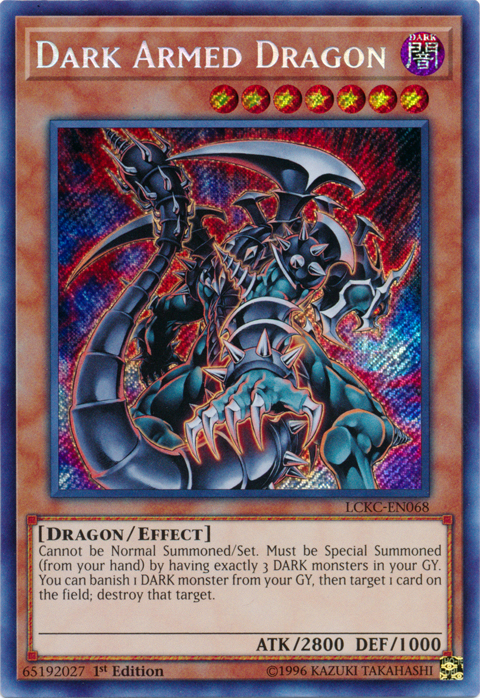 Dark Armed Dragon [LCKC-EN068] Secret Rare | Enigma On Main