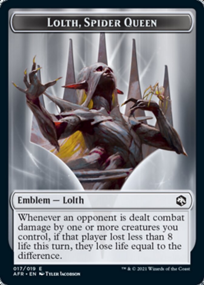 Lolth, Spider Queen Emblem [Dungeons & Dragons: Adventures in the Forgotten Realms Tokens] | Enigma On Main