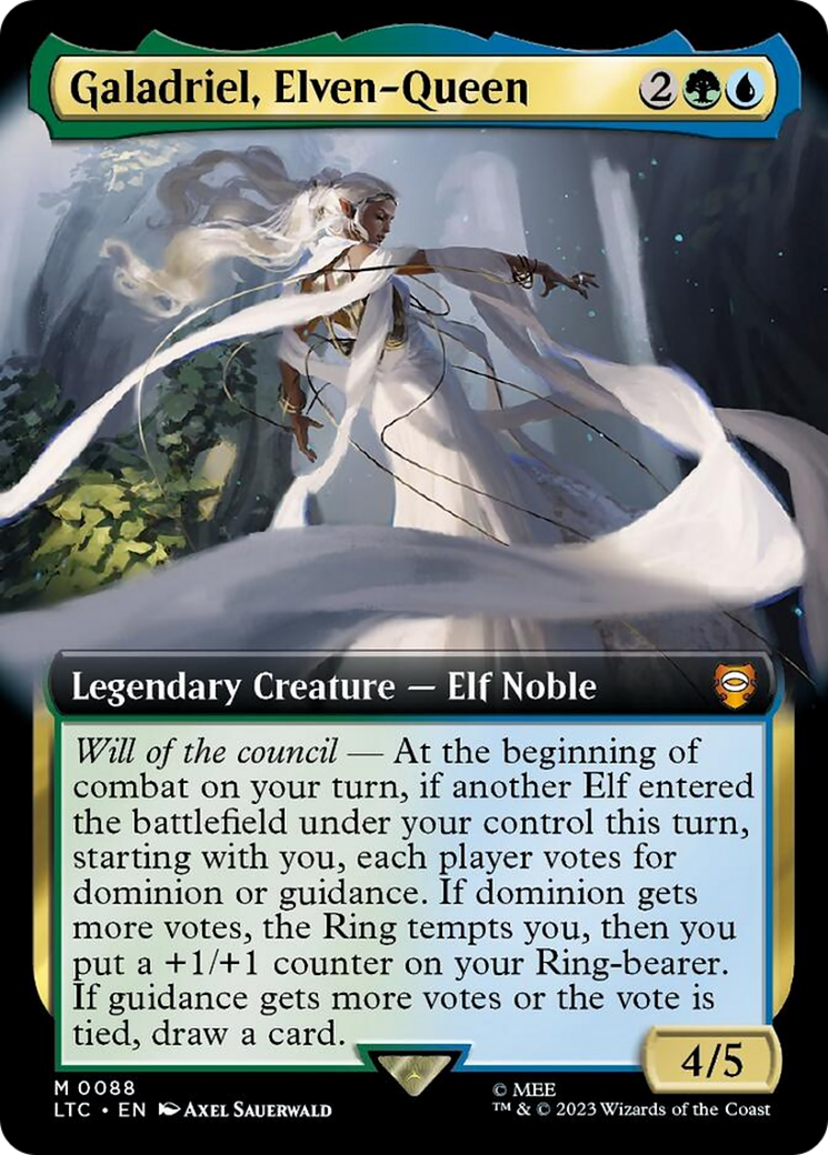 Galadriel, Elven-Queen (Extended Art) [The Lord of the Rings: Tales of Middle-Earth Commander] | Enigma On Main