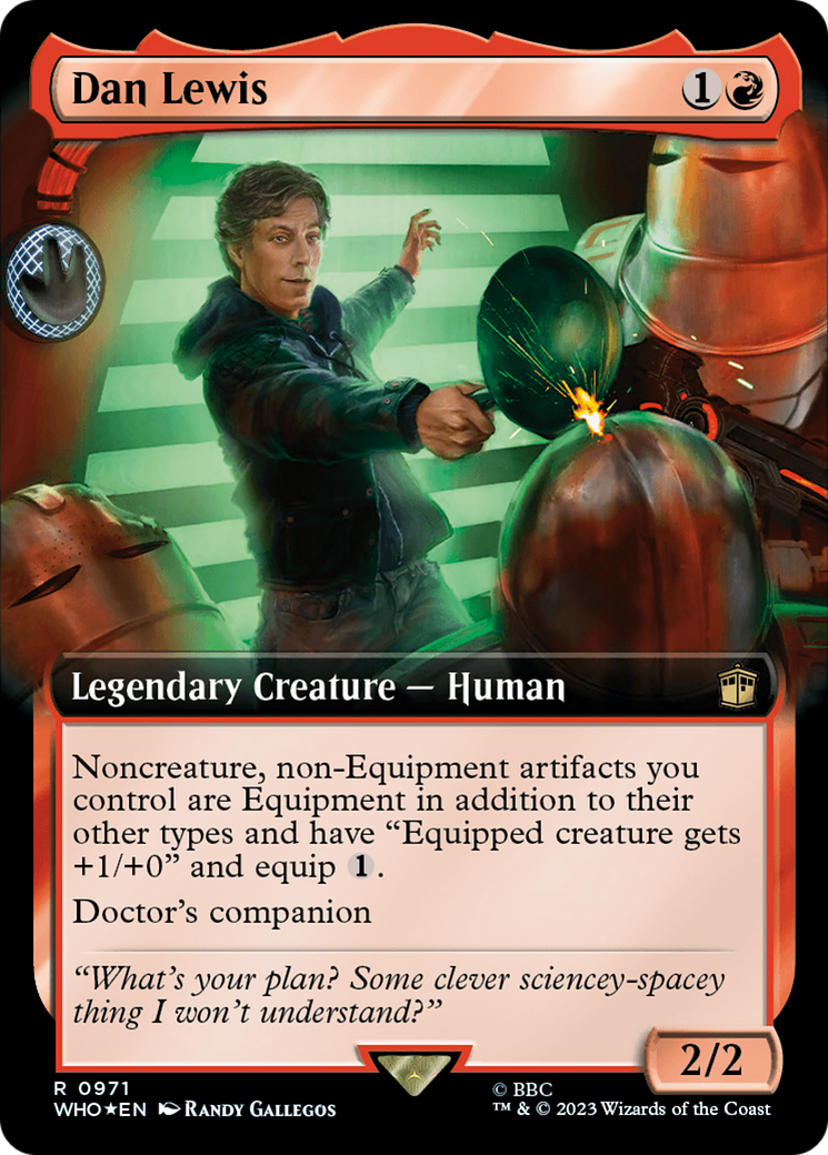 Dan Lewis (Extended Art) (Surge Foil) [Doctor Who] | Enigma On Main