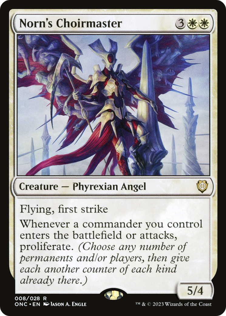 Norn's Choirmaster [Phyrexia: All Will Be One Commander] | Enigma On Main