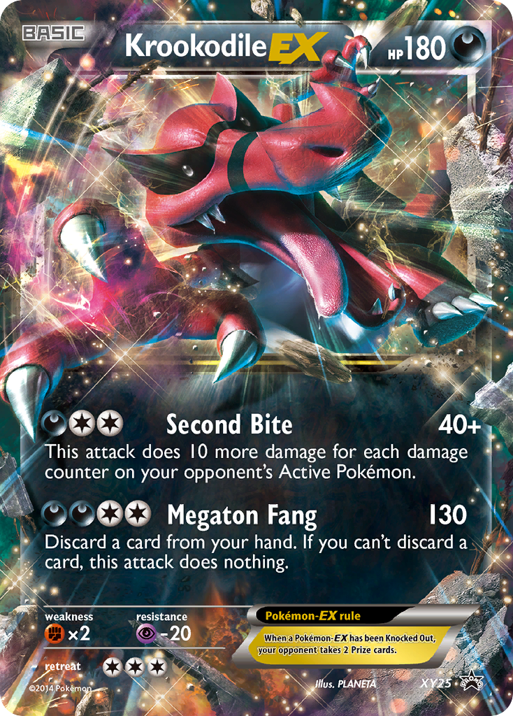 Krookodile EX (XY25) [XY: Black Star Promos] | Enigma On Main