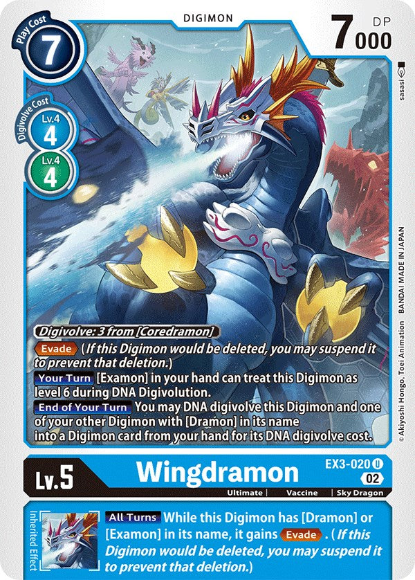 Wingdramon [EX3-020] [Draconic Roar] | Enigma On Main