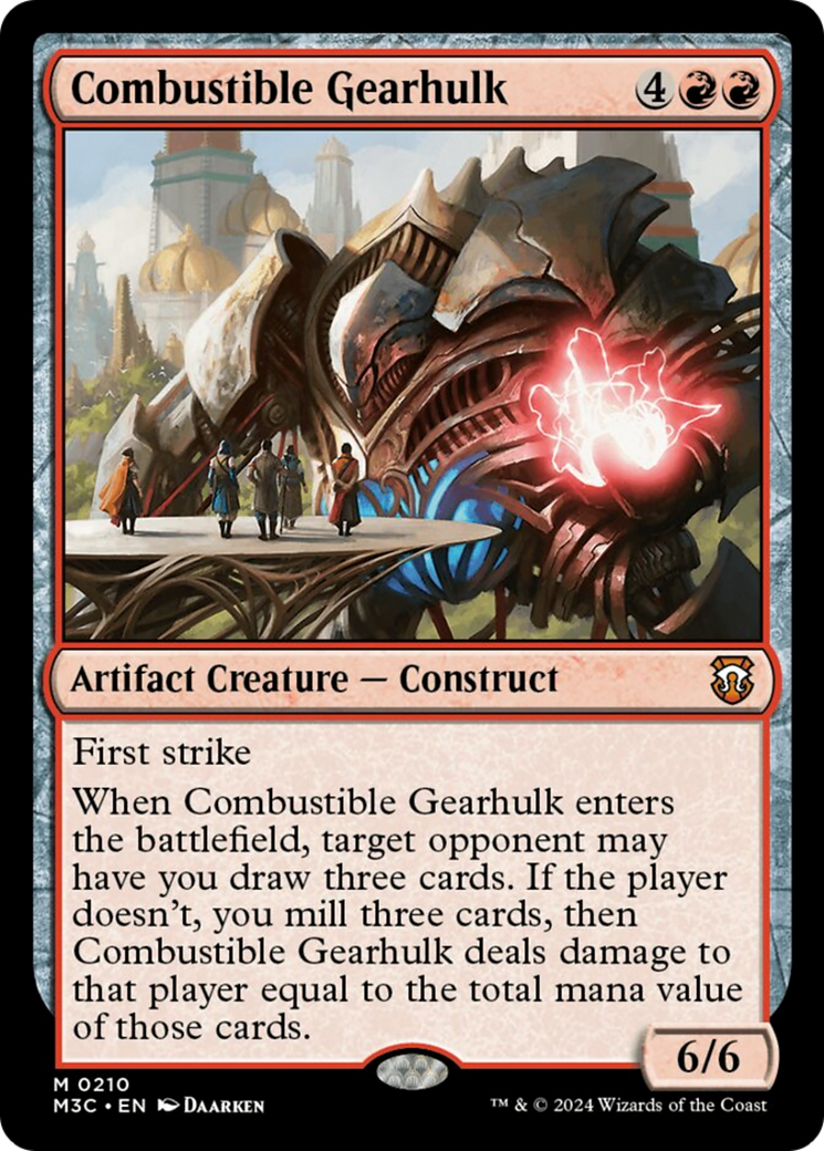 Combustible Gearhulk [Modern Horizons 3 Commander] | Enigma On Main