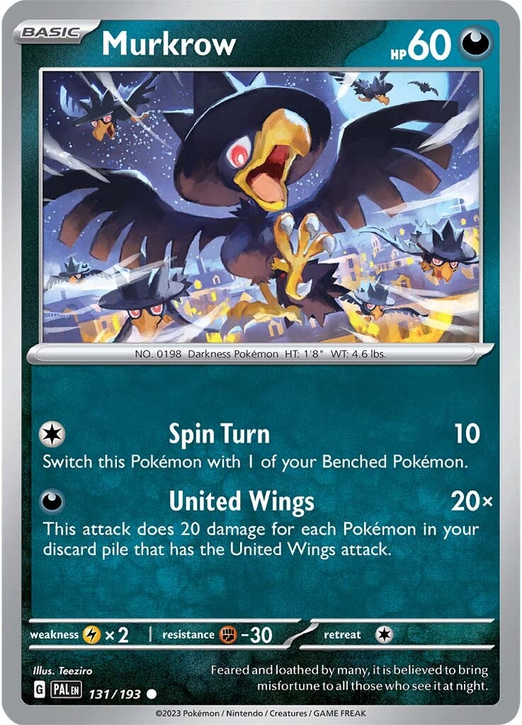 Murkrow (131/193) [Scarlet & Violet: Paldea Evolved] | Enigma On Main