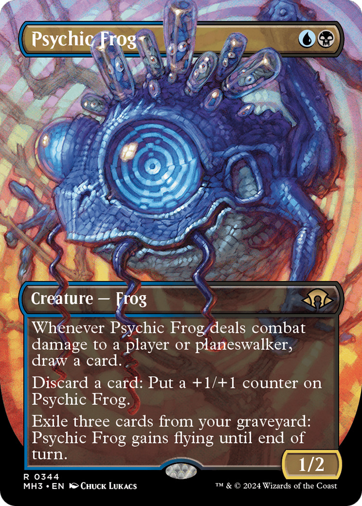 Psychic Frog (Borderless) [Modern Horizons 3] | Enigma On Main