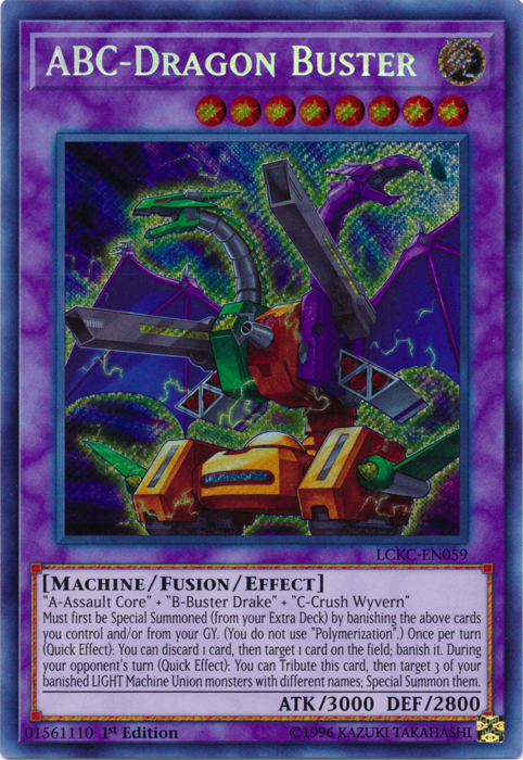 ABC-Dragon Buster [LCKC-EN059] Secret Rare | Enigma On Main