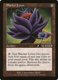 Blacker Lotus (Oversized) [Oversize Cards] | Enigma On Main