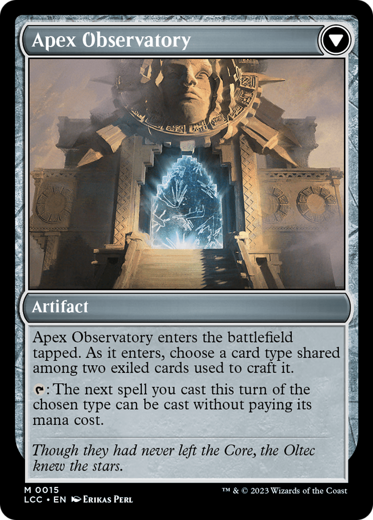 Eye of Ojer Taq // Apex Observatory [The Lost Caverns of Ixalan Commander] | Enigma On Main
