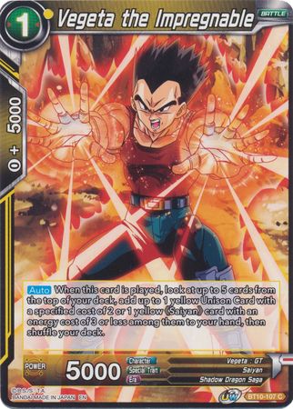 Vegeta the Impregnable (BT10-107) [Rise of the Unison Warrior 2nd Edition] | Enigma On Main