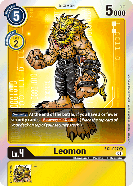 Leomon [EX1-027] [Classic Collection] | Enigma On Main