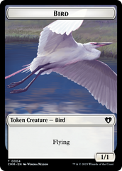 Copy (54) // Bird Double-Sided Token [Commander Masters Tokens] | Enigma On Main