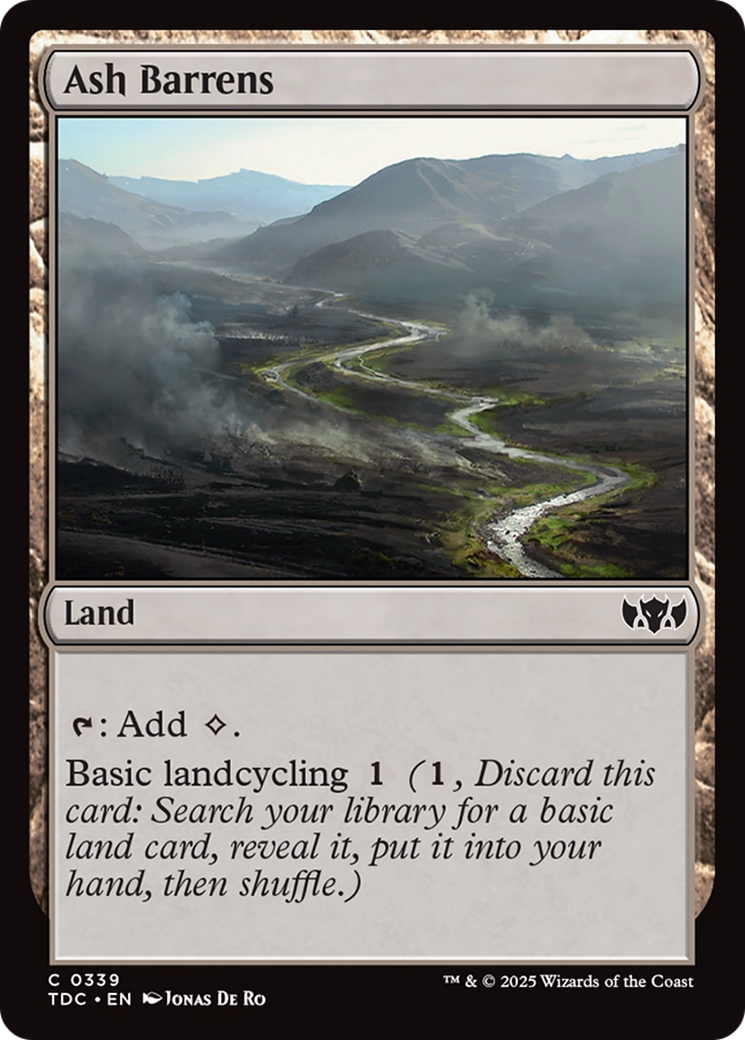 Ash Barrens [Tarkir: Dragonstorm Commander] | Enigma On Main