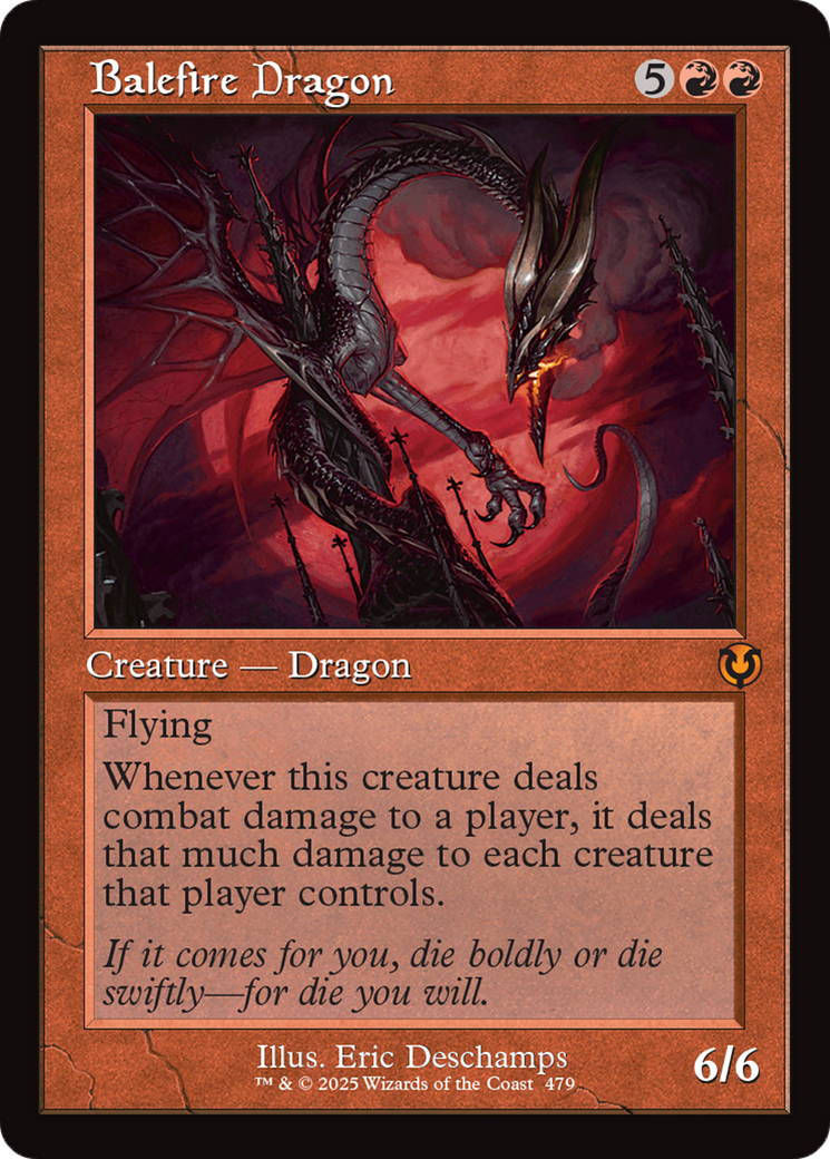 Balefire Dragon (Retro Frame) [Innistrad Remastered] | Enigma On Main