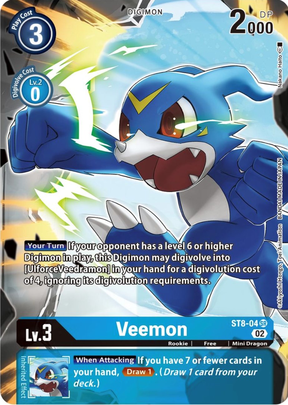 Veemon [ST8-04] (Alternate Art) [Starter Deck: Beelzemon Advanced Deck Set] | Enigma On Main