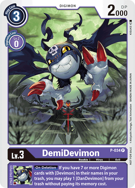 DemiDevimon [P-034] [Promotional Cards] | Enigma On Main