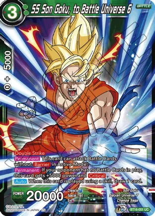 SS Son Goku, to Battle Universe 6 (BT16-051) [Realm of the Gods] | Enigma On Main