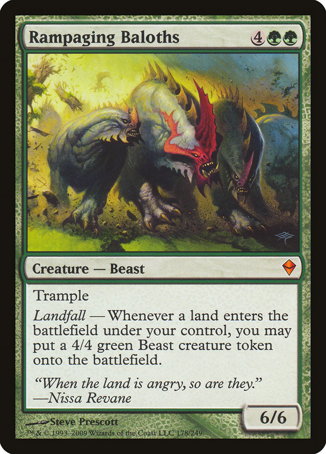 Rampaging Baloths (Oversized) [Oversize Cards] | Enigma On Main