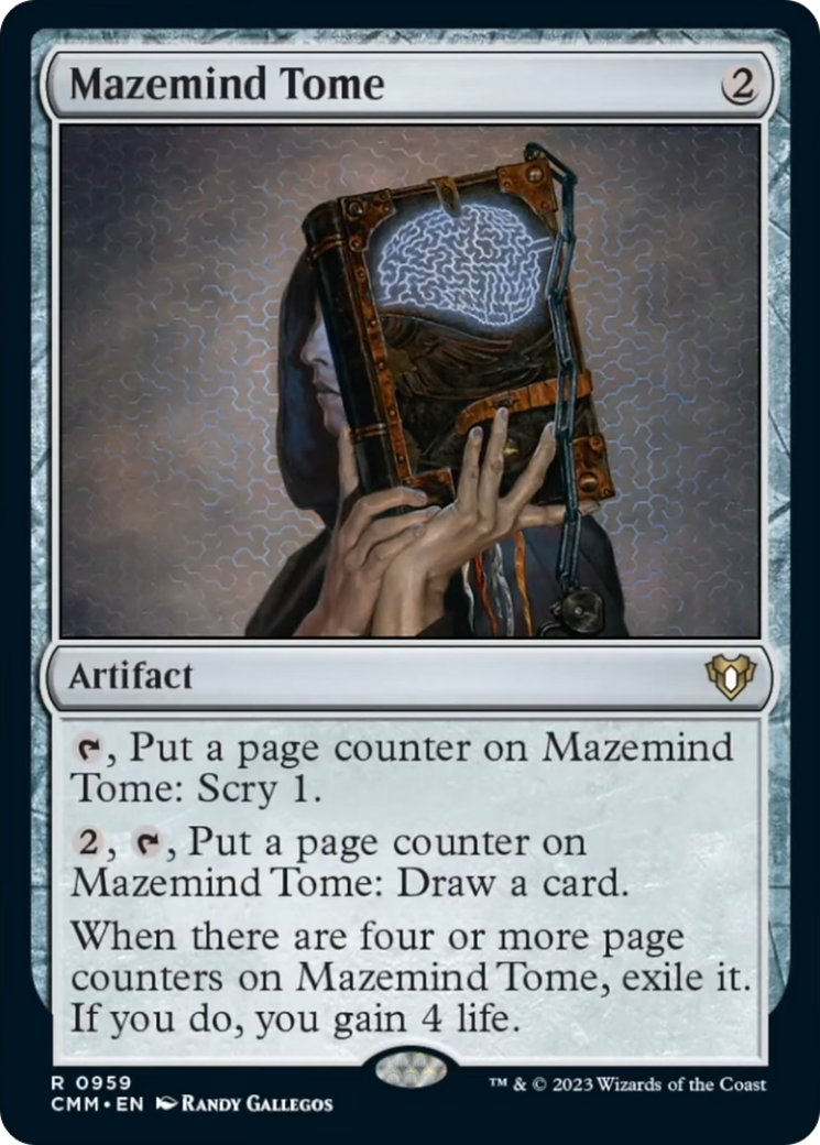 Mazemind Tome [Commander Masters] | Enigma On Main