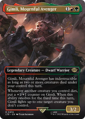 Gimli, Mournful Avenger (Borderless Alternate Art) [The Lord of the Rings: Tales of Middle-Earth] | Enigma On Main